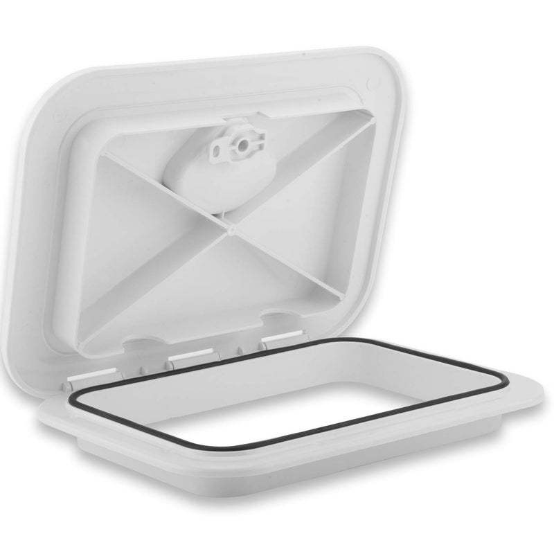 Yaegoo Marine Deck Access Hatch & Lid 10-5/8" X 14-3/4" (270mmx375mm) White Boat Deck Hatch - Image 2